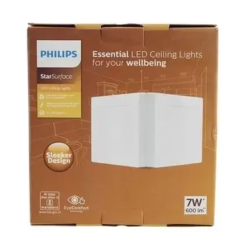 PHILIPS 59136 7W SQUARE STAR SURFACE CW CEILING LAMP PHILIPS | Model: 915005582701