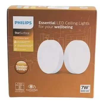 PHILIPS SQUARE STAR SURFACE NATURAL WHITE PANEL DOWNLIGHT 7W PHILIPS | Model: 915005582501