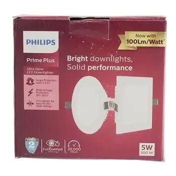 PHILIPS ROUND ASTRA PRIME PLUS ULTRAGLOW LED PANEL & DOWNLIGHT COOL DAY LIGHT 5W PHILIPS | Model: 929002627301