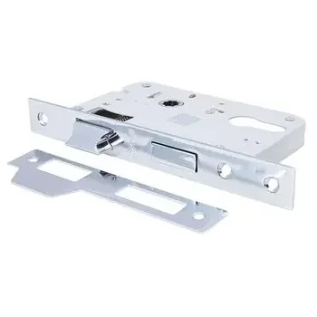 OZONE CLOSED BODY MORTISE LOCK BODY WITH DEAD BOLT & LATCH BOLT OML-11-E 5050mm CP OZONE | Model: OML-11-E 50*50MM CP