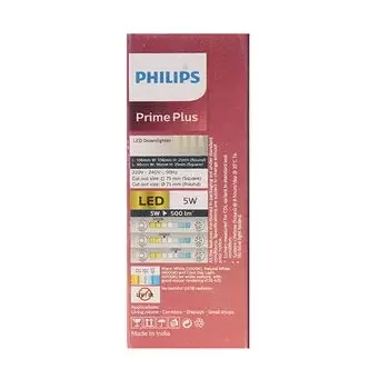 PHILIPS SQUARE ASTRA PRIME PLUS ULTRAGLOW LED PANEL & DOWNLIGHT WARM WHITE 5W PHILIPS | Model: 929002627401