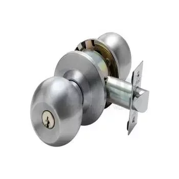 OZONE CYLINDRICAL LOCK WITH KEY OPERATION & PUSH BUTTON OCKL-11N 70MM SS OZONE | Model: OCKL-11N 70MM SSS