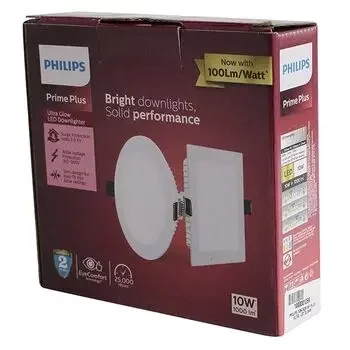 PHILIPS SQUARE ASTRA PRIME PLUS ULTRAGLOW LED PANEL & DOWNLIGHT NEW 10W PHILIPS | Model: 929002628101