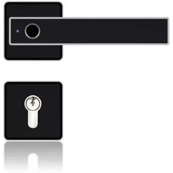 OZONE DIGITAL DOOR LOCK-TRINITY SERIES OZONE | Model: OZ-FDL-22 RBL STD BLACK/SC