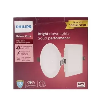 PHILIPS SQUARE ASTRA PRIME PLUS ULTRAGLOW LED PANEL & DOWNLIGHT COOL DAY LIGHT 10W PHILIPS |Model: 929002628201