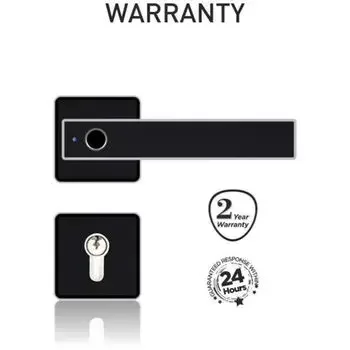 OZONE DIGITAL DOOR LOCK-TRINITY SERIES OZONE | Model: OZ-FDL-22 RBL STD BLACK/SC