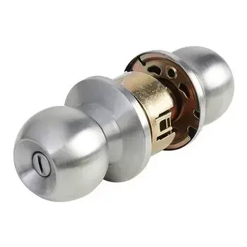 OZONE CYLINDRICAL LOCK WITH PUSH BUTTON AND COIN RELEASE. OCKL-22N STD STAINLESS STEEL OZONE | Model: OCKL-22N STD SSS