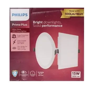PHILIPS ROUND ASTRA PRIME PLUS ULTRAGLOW LED PANEL & DOWNLIGHT COOL DAY LIGHT 15W PHILIPS | Model: 929002629101