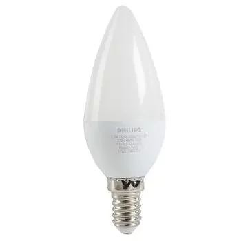PHILIPS LED BULB CANDLE 250 LUMEN E14 COOL DAY LIGHT FROSTED 2.7W PHILIPS | Model: 929001141823