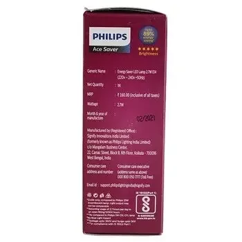 PHILIPS LED BULB CANDLE 250 LUMEN E14 WARM WHITE FROSTED 2.7W PHILIPS | Model: 929001141723