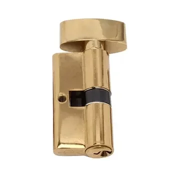 QUBA 60 MM KEY & KNOB CYLINDER BGPVD FINISH QUBA |Model: Q-10LK-60-BGPVD