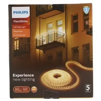 PHILIPS FLEXISHINE 5MTR LED ROPE LIGHT (WARM WHITE) PHILIPS | Model: 929003160001