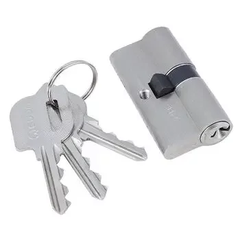 QUBA CYLINDER BOTH SIDE REGULAR KEY Q-10KK-60-STAINLESS STEEL QUBA Model: Q-10KK-60-SS