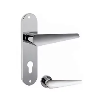 IPSA BONE ON ROSE LOCK SET WITH 60MM COIN & KNOB CYLINDER-MSS SET LEVER HANDLES IPSA | Model: 13799