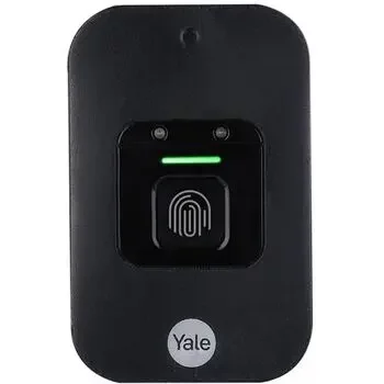 YALE FINGERPRINT WARDROBE LOCK FOR OPENABLE DOOR MOUNTED BLACK YALE | Model: FP-OP-F- B-02