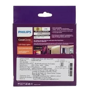 PHILIPS STRIP LIGHT 25W 60 LED CDL WITHOUT DRIVER PHILIPS | Model: 929001957204