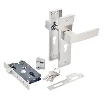 IPSA 8 CYS SKY LOCK SET WITH 60MM BOTH SIDE KEY CYLINDER-FSS SET LEVER HANDLES IPSA | Model: 2096