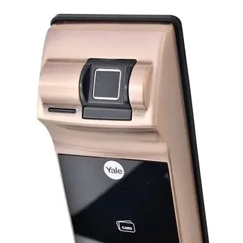 YALE YALE BIOMETRIC SMART MORTISE LOCK- RED BRONZE YALE | Model: YDM7116 A- RB