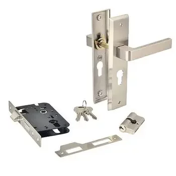 YALE MORTISE COMBO SET WITH 8IN BP 60MM CYLINDER DC WITH 50MM C/C 50MM// BS LOCK BODY STAINLESS STEEL LEVER HANDLES YALE | Model: YMC503-8P-60MM-5050-DC-SS