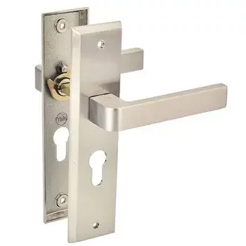 YALE MORTISE COMBO SET WITH 8IN BP 60MM CYLINDER DC WITH 50MM C/C 50MM// BS LOCK BODY STAINLESS STEEL LEVER HANDLES YALE | Model: YMC503-8P-60MM-5050-DC-SS