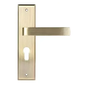 YALE MORTISE COMBO SET WITH 8IN BP 60MM CYLINDER TT WITH 50MM C/C 50MM// BS LOCK BODY AB LEVER HANDLES YALE | Model: YMC503-8P-60MM-5050-TT-AB