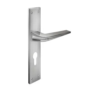 YALE MORTISE COMBO SET WITH 8IN BP 60MM CYLINDER DC WITH 50MM C/C 50MM// BS LOCK BODY STAINLESS STEEL LEVER HANDLES YALE | Model: YMC511-8P-60MM-5050-DC-SS