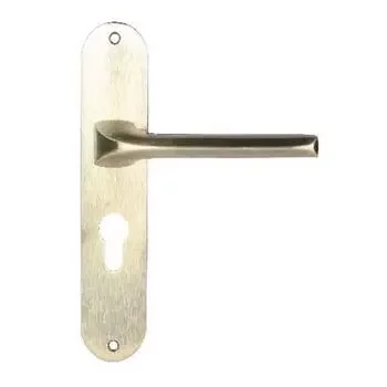 YALE MORTISE COMBO SET WITH 8IN BP 60MM CYLINDER DC WITH 50MM C/C 50MM// BS LOCK BODY AB LEVER HANDLES YALE | Model: YMC512-8P-60MM-5050-DC-AB