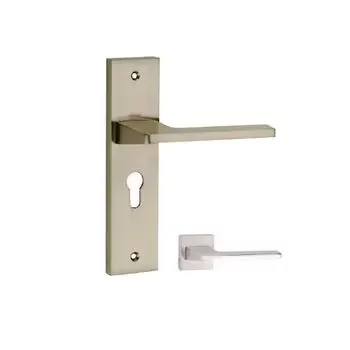 IPSA 10 CY OLIVE LOCK SET WITH 60MM ONE SIDE KNOB & KEY CYLINDER-MSS SET LEVER HANDLES IPSA | Model: 7849