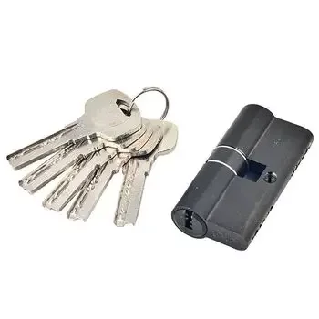 YALE 60MM CYLINDER WITH BOTHSIDE KEYS, PVD BM WITH DIMPLED KEY YALE | Model: 60 MM DC PBM DK-S