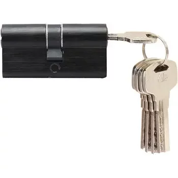 YALE 60MM CYLINDER WITH BOTHSIDE KEYS, PVD BM WITH DIMPLED KEY YALE | Model: 60 MM DC PBM DK-S