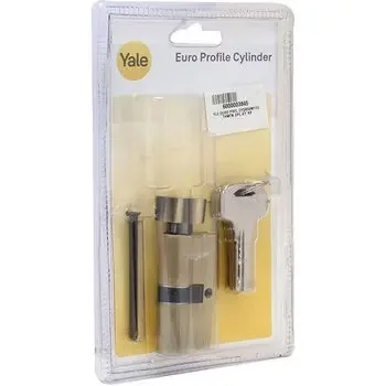 YALE EURO PROFILE CYLINDER 60MM,ONESIDE THUMBTURN, DIMPLE KEY(AB) YALE | Model: 60 MM TT AB DK-S