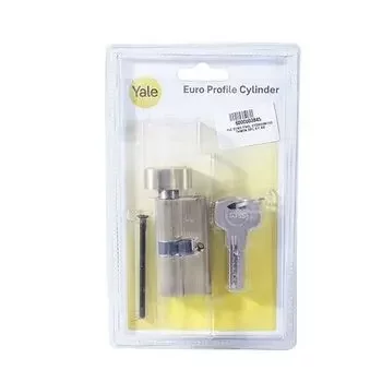 YALE EURO PROFILE CYLINDER 60MM,ONESIDE THUMBTURN, DIMPLE KEY(AB) YALE | Model: 60 MM TT AB DK-S