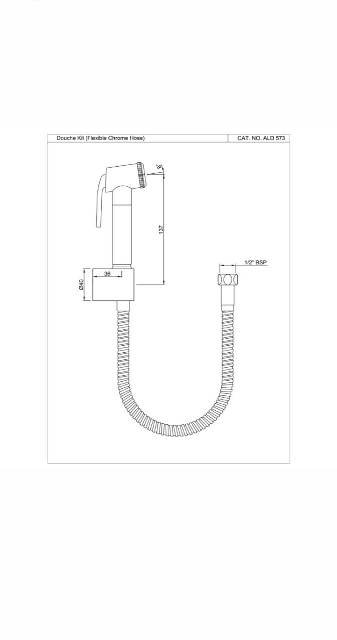 Hand Shower (Health Faucet) | Model : ALD-CHR-573